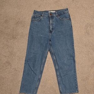 Zara Blue Straight Leg Jeans